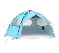 Glymnis Tente de Plage 4-6 Personnes Pop Up Tente de Plage hydraulique Automatique Abri Solaire Portable UPF 50+ Protection UV