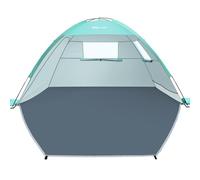 Glymnis Tente de Plage, Tente Anti-UV, Protection UPF 50+, Abri de Plage Facile à Installer et à Transporter pour plage, parc, camping et pêche