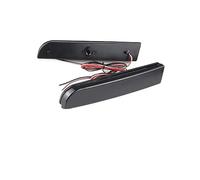 Glymzo Feu arrière Lot de 2 réflecteurs feux freinage pour arrière pour Mitsubishi Evolution X pour Lancer 2008-2017, feu antibrouillard d'avertissement pare-chocs pour