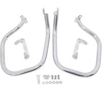 Glymzoi protection pare-chocs Pour R1250RT R1250 RT R 1250 2018-2024 Pour Moto Autoroute pour moteur Garde Pare-chocs Crash Bar Protecteur(Silver Rear Bumper)