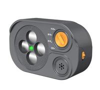 GLYYR Anti-Aboiement pour Chien, Automatique Boitier Ultrason Anti Aboiement Chien 3 Portées, Boitier Chien de 75 Pieds, IP65 Etanche sifflet ultrasonique pour Chiens intérieurs et extérieurs, Gris