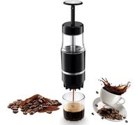 GLYYR Machine à Espresso Portable, Compatible avec les Capsules NS et le Café Moulu, Actionnée Manuellement, Machine à Café Portable 18 Bars Cafetière de Voyage pour Camping