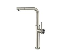 GLYYR Robinet Cuisine Douchette avec 2 Modes de Pulvérisation, Laiton Mitigeur Cuisine avec Douchette Extractible Rotatif à 360° Froid & Chaud Disponible, Robinet Évier à Une Seule Manette