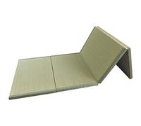 GLzcyoo Traditionnelle Japonaise Tatami/futon Matelas Ferme et Rush Vert/Naturel Confortable Herbe/Plis Facilement for Grand lit/méditation Espace/Yoga/Zen Room/Japonais Tearoom3.5cm épais