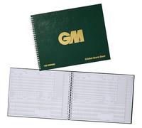 GM Gunn & Moore Carnet de Score 100 Manches à Spirale Vert