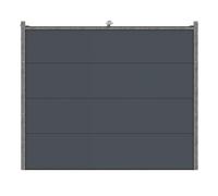 GM Portes - KIT Porte de Garage ONIL Sectionnelle | Panneaux Sans Lignes | Moteur: Somfy 600io - Wifi - Inclus | 200cm X 240cm | Anthracite - Finition lisse sablé