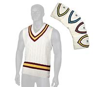 GM Pull de Cricket sans Manches Gunn & Moore, Bordeaux/Ambre, x-Large