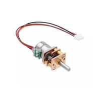 GM12-10 Precision 10mm 2-phase 4-wire Gear Stepper electronic starter Full Metal Gearbox Reduction Ratio 20:1/50:1/100:1/150:1/298:1 RUAJOGYNVM((A) Ratio 20)