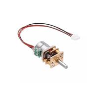 GM12-10 Precision Full Metal Gearbox Gear Stepper Stepping electronic starter 2-phase 4-wire Reduction Ratio 20:1/50:1/100:1/150:1/298:1 ICXLPMC((A) Ratio 20)