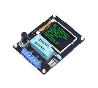 GM328A Testeur de transistor avec écran LCD, interrupteur rotatif et plage de fréquences de 1 Hz à 1 MHz pour test multi-composants (anglais)