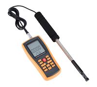 GM8903 Anémomètre LCD Numérique Portable, Jauge de Température du Vent à Fil Chaud pour Activités de Plein Air Telles que Modèles Réduits d'Aéronefs, Voile, Surf, Glissement à la Main, Tir