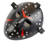 Gmasking Costume d'Halloween d'horreur pour adulte - Masque de hockey - Accessoires de cosplay (noir)