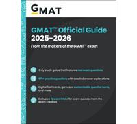 GMAT Official Guide 2025-2026: Book + Online Question Bank by GMAC [Paperback]