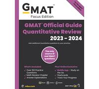 Gmat Official Guide Quantitative Review 2023: Book + Online Question Bank