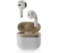 GMB Audio - Ecouteurs sans fil avec micro - intra-auriculaire - Bluetooth - blanc, or