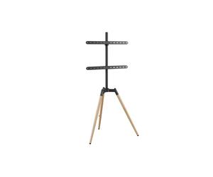 GMB-Audio Support de Sol pour TV avec Trépied Pivotant, pour Écrans de 32'' à 65'', Hauteur Réglable, Rotation 70, Compatible VESA