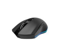 GMB Gaming Firebolt Souris Gaming Sans Fil Rechargeable RGB, Noire - Récepteur Nano USB, Rétroéclairage Multicolore, DPI Ajustable jusqu'à 3200, Conception Ergonomique, Compatible Windows 7/8/10