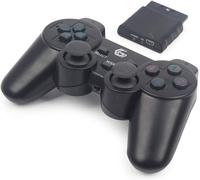 Gmb Gaming Manette De Jeu Sans Fil À Double Vibration Pour Ps2, Ps3 & Pc - Contrôleur De Jeu Usb 2.0 À Longue Portée Avec Autonomie Étendue Et Retour De Force Réaliste