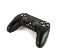 GMB Gaming Manette de Jeu Sans Fil pour PS4 et PC - Double Vibration, Barre Lumineuse LED, Conception Ergonomique pour un Confort Accru et une Expérience de Jeu Réaliste, Noir