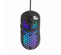 GMB Gaming Souris de Jeu USB avec Rétroéclairage RGB, 6 Boutons, Conception Ergonomique, DPI Réglable jusqu'à 7200 pour une Précision Élevée, Durabilité Améliorée et Expérience de Jeu Confortable