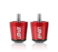 GMBAIH pour Kawasaki ER6N ER-6N 2016 2015 2014 2013 2012 2011 2009-2017 Embouts De Guidon Poignées De Guidon Poignée Capuchon(Red1)