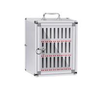 GMBAYUE Alliage D'aluminium Téléphones Portables Armoire de Rangement Mural Casier avec Serrure et Poignée Cell Phone Locker Box for Bureau Classe Sport(28x20x38cm/11x8x15in)