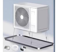 GMBAYUE Bac de Vidange D'unité Externe de Climatiseur, Bac de Vidange de Condensat en Acier Inoxydable, Bac de Vidange de Climatiseur Portable pour Collecter et Libérer L'eau (Color : 3P, Size : 4m