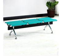 GMBAYUE Banc de Salle D'attente 2/3 Places, Salle d'accueil for Bureaux, Chaises de Réception en PU sans Dossier for Aéroports, Cliniques, Banques, Salons de Coiffure, Hôpitaux(Dark Green,145cm/57in)