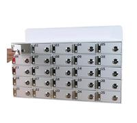 GMBAYUE Coffre-Fort Mural en Acrylique pour Téléphones, Casiers de Rangement pour Téléphones Portables avec Serrures et Clés, Cell Phone Locker Box pour Bureau, école, Salle de Classe, Usine