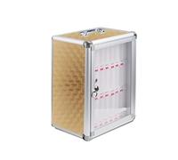 GMBAYUE Coffret Casier Téléphone Portable, Alliage D'aluminium for Cell Phone Locker Box avec Serrure de Sécurité et Poignée for Salles de Classe, Bureaux et Employés.(28x20x38cm/11x8x15in)