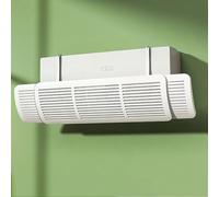 GMBAYUE Deflecteur Climatisation Murale, Air Conditionné Vent Déflecteur, Déflecteur D'air Réglable, Bouclier de Déflecteur de Climatiseur (Color : Pure white, Size : 74-104cm)