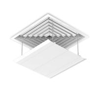 GMBAYUE Déflecteur Climatisation Plafond, Déflecteur D'air Réglable pour Climatiseur Central, Air Conditionné Vent Déflecteur, Déflecteur de Climatiseur Vent (Size : 30cm)