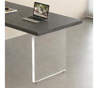 GMBAYUE Pieds de Table en Acrylique Transparent, Pieds de Bureau en Acrylique, Support de Meuble Flottant, Support de Remplacement for Salle à Manger, Bar, Table Basse(Clear)
