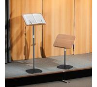 GMBAYUE Pupitre de Conférence en Bois, Pupitre de Lecture Pliable, Podium de Pupitre Portable, Podium de Pupitre Incliné pour Conférence, Auditorium, Salle de Classe(1.7 Meters)