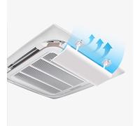 GMBAYUE Réglable Deflecteur Climatiseur Coupe-Vent, Air Conditionné Vent Déflecteur, Déflecteur Climatisation Plafond, Déflecteur D'air Réglable pour Climatiseur Central (Color : Bianco, Size : 40cm