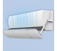 GMBAYUE Réglable Deflecteur Climatiseur Coupe-Vent, Déflecteur D'air Rétractable pour Climatiseur, Déflecteur de Climatiseur Extensible Murale pour Salon, Salle D'étude, Chambre à Coucher(Color:Basic