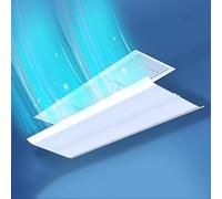 GMBAYUE Réglable Deflecteur Climatiseur Coupe-Vent, Déflecteur de Vent pour Climatiseur, Air Conditionné Vent Déflecteur, Déflecteur de Flux de Climatiseur, Bouclier de Déflecteur de Climatiseur (Col