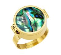 GMBYLBY 1 bague réglable pour le rangement du baume à lèvres, accessoire portable en acier inoxydable pour les voyages, plus quotidien pour les objets urgents, bagues créatives, comme décrit