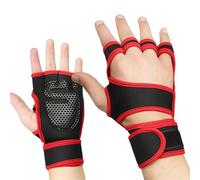 GMBYLBY 1 Pair Deadlifting Gloves Hand Grip Gym Workout with Wrist Support for Women Man Weightlifting Liftup Training Sport
