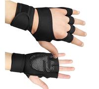GMBYLBY 1 Pair Deadlifting Gloves Hand Grip Gym Workout with Wrist Support for Women Man Weightlifting Liftup Training Sport