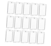 GMBYLBY 15 protecteurs de Cartes magnétiques ABS Robustes conçus pour Les Cartes de Jeu de Sport et d ' échange Protecteurs de Cartes ABS