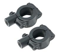 GMBYLBY 2 lots Support de rétroviseur de guidon Extension de base Supports de vélo Accessoires pour vélo en toute sécurité Support de rétroviseur en alliage d'aluminium