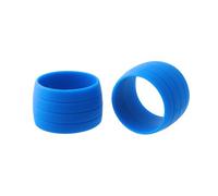 GMBYLBY 2 pièces bouchon de ruban de guidon de vélo anneaux de fixation de ruban de guidon de vélo de route élastiques en Silicone anneaux de fixation manchon partie de cyclisme facile à installer