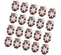 GMBYLBY 20pcs Accessoires Charme sur Le Thème Noël Ensemble Dessins Animés Pendants pour Les FOURNISSEMENTS Coller