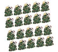 GMBYLBY 20pcs Accessoires Charme sur Le Thème Noël Ensemble Dessins Animés Pendants pour Les FOURNISSEMENTS Coller