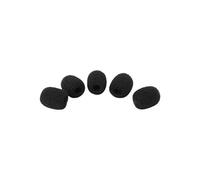 GMBYLBY 5 pièces Housses lavables en éponge Noire pour Microphone à condensateur protecteurs en éponge Doux et épais couvertures d ' Ouverture de 4 mm écouteurs sans Fil Oreillettes en Mousse