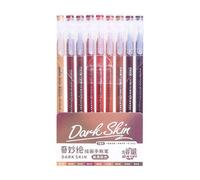 GMBYLBY 9 couleurs de stylo gel coloré pointe aiguille pour scrapbooking prise de notes stylo journal coloré stylo stylo d'écriture stylo d'écriture stylo