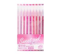 GMBYLBY 9 couleurs de stylo gel coloré pointe aiguille pour scrapbooking prise de notes stylo journal coloré stylo stylo d'écriture stylo d'écriture stylo