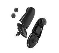 GMBYLBY 926-132 Charnière de porte automatique, couche résistante à la rouille, fonction silencieuse, placement précis, ensemble de charnières de vitre arrière, charnière de poignée de porte