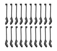 GMBYLBY Accessoires 20 pièces Anti-enchevêtrement D Rigs Aligners Silicone Hameçon Pêche Terminal S ' attaquer